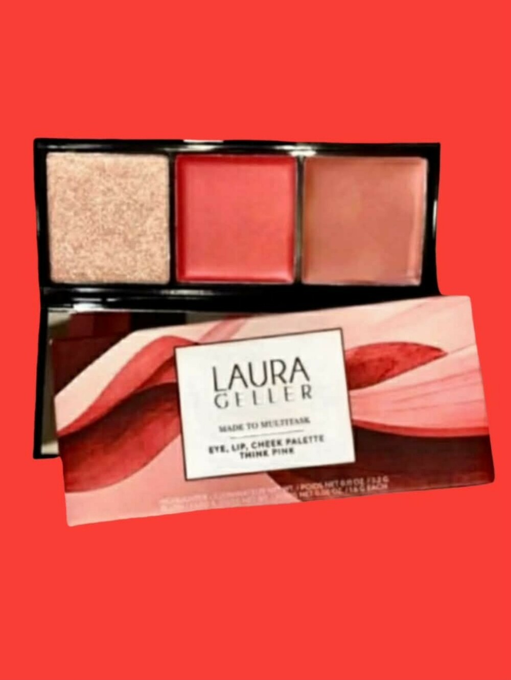 Laura Geller THINK PINK Made to Multitask Eye, Lip, Cheek Palette *BNIB
